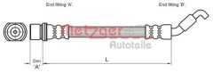 METZGER 4110027 — Furtun de frână