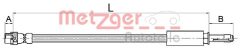 METZGER 4110145 — Furtun de frână