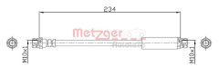 METZGER 4110359 — Furtun de frână