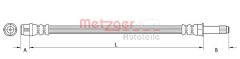 METZGER 4110448 — Тормозной шланг