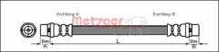 METZGER 4114744 — Furtun de frână