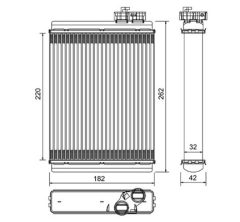 MAGNETI MARELLI 359004900010 — Радиатор печки