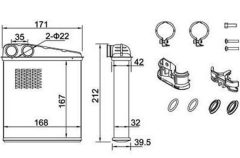 MAGNETI MARELLI 359000302060 — Радиатор печки