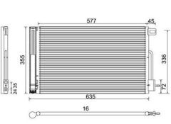 MAGNETI MARELLI 359003220010 — Радиатор кондиционера