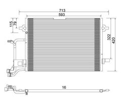 MAGNETI MARELLI 359003220050 — Радиатор кондиционера
