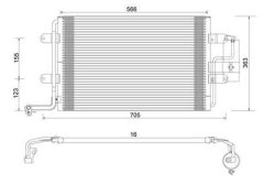 MAGNETI MARELLI 359003220070 — Radiator aer condiționat