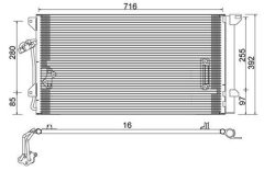 MAGNETI MARELLI 359003220110 — Radiator aer condiționat