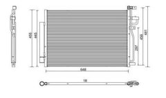 MAGNETI MARELLI 359003220370 — Радиатор кондиционера