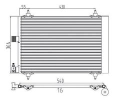 MAGNETI MARELLI 359003220410 — Радиатор кондиционера