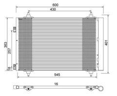 MAGNETI MARELLI 359003220480 — Радиатор кондиционера
