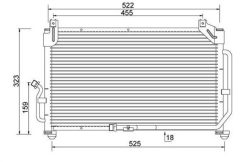 MAGNETI MARELLI 359003220490 — Радиатор кондиционера