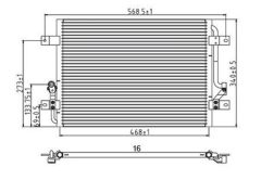 MAGNETI MARELLI 359003220540 — Radiator aer condiționat