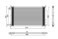 MAGNETI MARELLI 359003220730 — Radiator aer condiționat