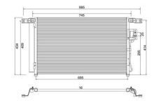 MAGNETI MARELLI 359003220900 — Радиатор кондиционера