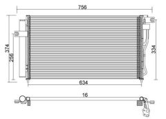 MAGNETI MARELLI 359003220930 — Radiator aer condiționat