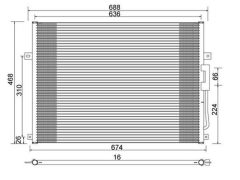 MAGNETI MARELLI 359003220940 — Radiator aer condiționat