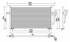 MAGNETI MARELLI 359003221130 — Радиатор кондиционера