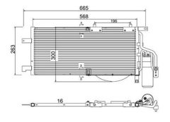 MAGNETI MARELLI 359003221280 — Радиатор кондиционера