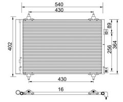 MAGNETI MARELLI 359003221400 — Радиатор кондиционера