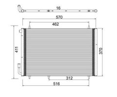 MAGNETI MARELLI 359003221410 — Radiator aer condiționat