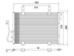 MAGNETI MARELLI 359003221460 — Радиатор кондиционера