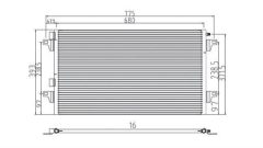 MAGNETI MARELLI 359003221480 — Radiator aer condiționat
