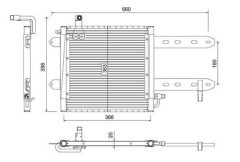 MAGNETI MARELLI 359003221520 — Radiator aer condiționat