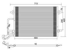 MAGNETI MARELLI 359003221530 — Радиатор кондиционера