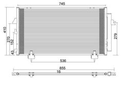 MAGNETI MARELLI 359003221580 — Радиатор кондиционера