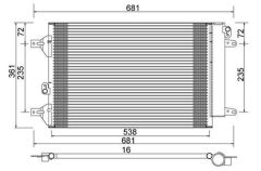 MAGNETI MARELLI 359003221690 — Radiator aer condiționat