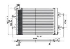 MAGNETI MARELLI 359003221710 — Radiator aer condiționat