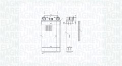 MAGNETI MARELLI 350218472000 — Радиатор печки