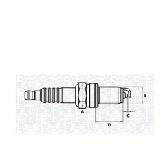 MAGNETI MARELLI 062000768304 — Bujie