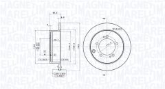 MAGNETI MARELLI 360406196500 — Disc de frână