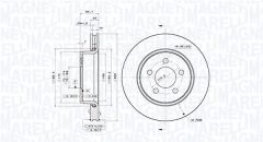 MAGNETI MARELLI 360406198301 — Тормозной диск