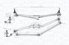 MAGNETI MARELLI 085570170010 — Mecanism ștergătoare