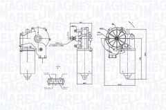 MAGNETI MARELLI 064360900010 — Моторчик дворников