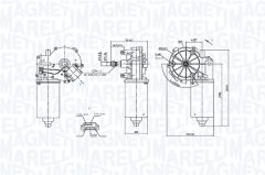 MAGNETI MARELLI 064361400010 — Моторчик дворников