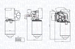 MAGNETI MARELLI 064374300010 — Моторчик дворников