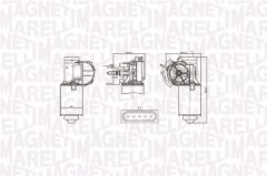 MAGNETI MARELLI 064375400010 — Моторчик дворников