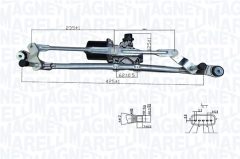 MAGNETI MARELLI 064376100010 — Стеклоочиститель в сборе
