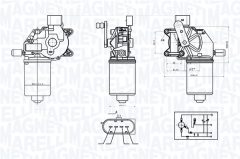 MAGNETI MARELLI 064376700010 — Моторчик дворников