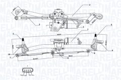 MAGNETI MARELLI 064351735010 — Стеклоочиститель в сборе