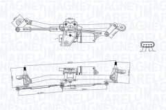 MAGNETI MARELLI 064351751010 — Стеклоочиститель в сборе