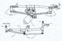 MAGNETI MARELLI 064351752010 — Стеклоочиститель в сборе