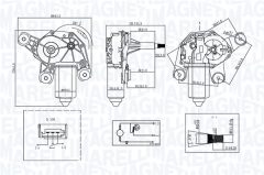 MAGNETI MARELLI 064071100010 — Моторчик дворников