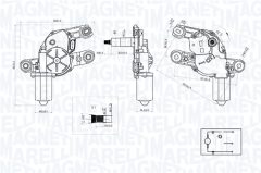 MAGNETI MARELLI 064073300010 — Моторчик дворников