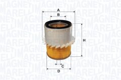 MAGNETI MARELLI 153071762513 — Filtru de aer