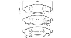 MAGNETI MARELLI 363700407003 — Колодки тормозные дисковые