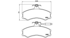 MAGNETI MARELLI 363700423022 — Plăcuțe de frână disc